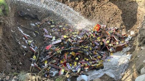 В Ташкенте уничтожено более 4 миллионов единиц контрабандной пиротехники&nbsp;