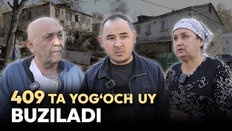 Kimdir rozi, kimdir esa yo&lsquo;q: Yangihayotdagi 409 ta yog&lsquo;och uy buziladi, eski uylar o&lsquo;rnida 72 gektar maydonga ega bog&lsquo; yaratilishi aytilmoqda (video)