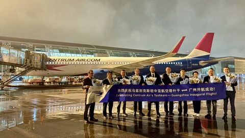Centrum Air launches direct flights between Tashkent and Guangzhou