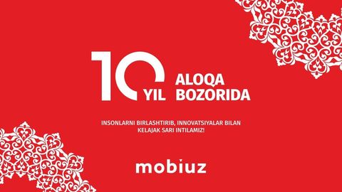 Birgalikda 10 yil: Mobiuz mobil operatori faoliyatining o&lsquo;n yilligini nishonlamoqda