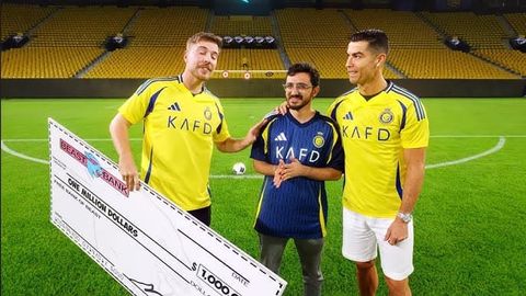 Ronaldu 1 million dollarlik chellenjda muxlisiga yutqazdi