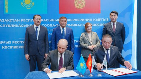Kazakh-Kyrgyz business forum in Bishkek results in $8.2mn in commercial agreements&nbsp;