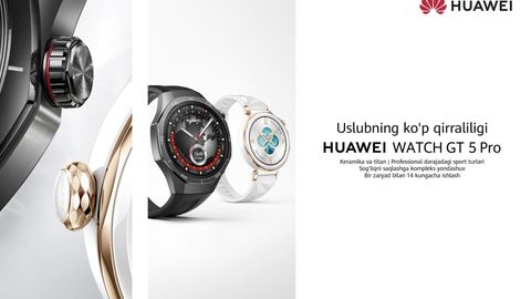 Huawei&nbsp;2 ta yangi smart soatlar &mdash;&nbsp;Huawei&nbsp;Watch GT 5 seriyasi va&nbsp;Huawei&nbsp;Watch D2 ni taqdim etdi