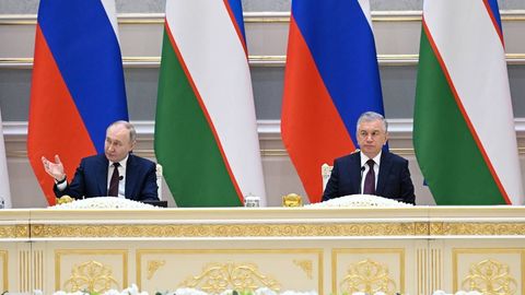 Shavkat Mirziyoyev and Putin discuss strengthening efforts to combat security threats and risks&nbsp;