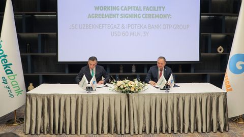 Ipoteka Bank va O&lsquo;zbekneftegaz 60 million dollarlik kredit kelishuvini eʼlon qildi