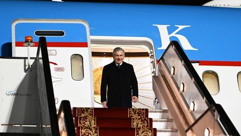 President of Uzbekistan arrives in St. Petersburg for working visit&nbsp;