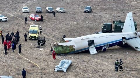 Russia blames fog and Ukrainian drones for Aktau crash