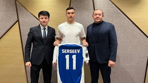 Igor Sergeyev &ldquo;Paxtakor&rdquo; safida 11-raqamda o&lsquo;ynaydi