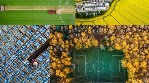 Фотожамланма: Юқоридан олинган манзараларнинг гўзалликлари 