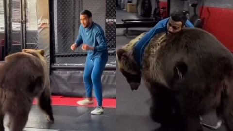 Uzbek boxer Shahram G&lsquo;iyosov apologizes following bear grappling video, fined for violating wildlife laws&nbsp;
