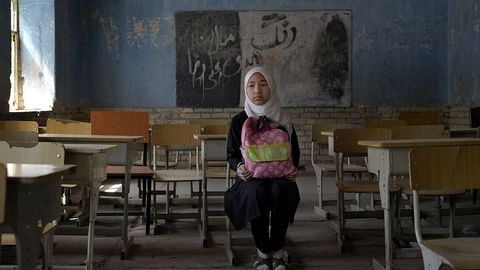 Afg&lsquo;onistonda qizlar yana ta&rsquo;lim olishni talab qilmoqda&nbsp;