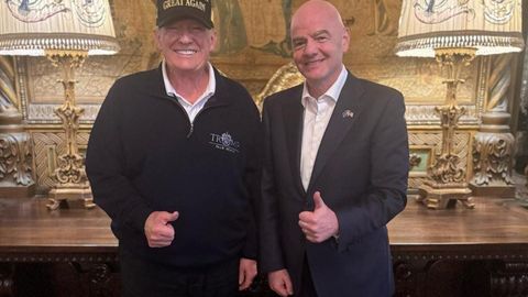 Infantino &ndash; Tramp bilan uchrashgani haqida: &ldquo;Biz Jahon chempionatlarini muhokama qildik&rdquo;