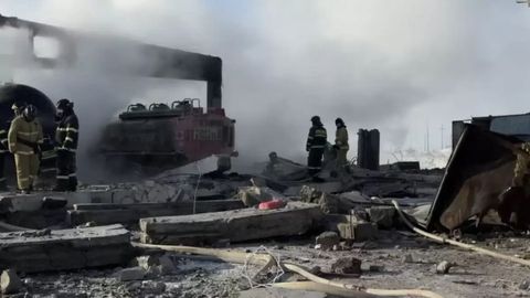 Qozog&lsquo;istonda neft bazasida portlash yuz berdi (video)&nbsp;