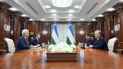 Шавкат Мирзиёев “Лукойл” компанияси асосчиси билан учрашув ўтказди