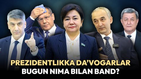 Siyosiy qochqin, partiya raisi, OTM rektori, bankir: prezidentlikka daʼvo qilgan nomzodlar nima bilan band?