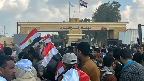G&lsquo;azo va Misr o&lsquo;rtasidagi Rafah chegara-o&lsquo;tish punkti ochildi&nbsp;