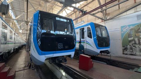 Toshkent metrosi uchun yana uchta yangi poyezd olib kelindi&nbsp;