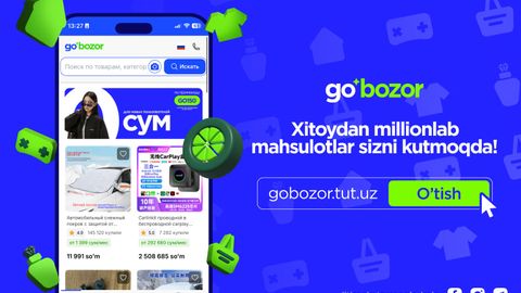 “GoBozor: Хитойдан миллионлаб маҳсулотлар оламига эшигингиз”