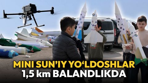 Talabalar o&lsquo;zlari yasagan kichik sun&rsquo;iy yo&lsquo;ldoshlarni sinovdan o&lsquo;tkazishdi