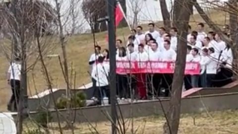 Toshkentda xitoyliklar &ldquo;miting&rdquo; qilayotgani yolg&lsquo;on &mdash; IIV&nbsp;&nbsp;