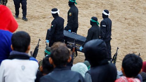 HAMAS garovdagi 4 nafar qurbonning jasadini Isroilga topshirdi (video)