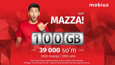 Mobiuz bilan &ldquo;Mazza!&rdquo;: yangi tarif rejasi qulayliklari qanaqa?