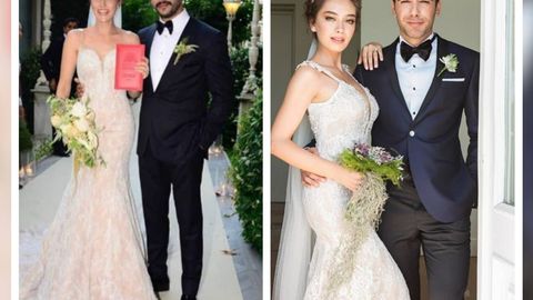 Burak O&lsquo;zchivit, Neslihan Atagul va boshqa turk seriallari yulduzlarining nikoh to&lsquo;yi qanday nishonlangan? (foto)