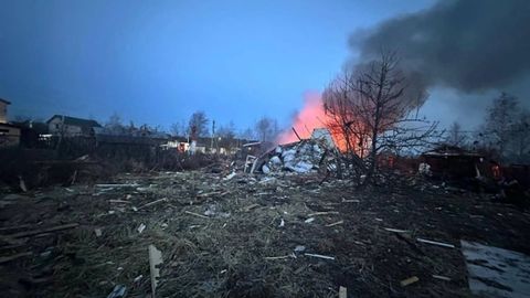 Ukraina dronlari Rossiyaga ommaviy hujum uyushtirdi (video)