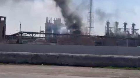 На лаборатории завода &laquo;Навоиазот&raquo; произошел взрыв: есть погибший (видео)