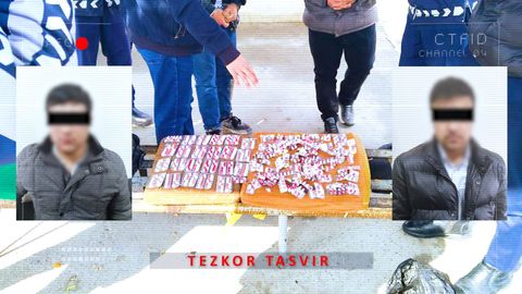 Toshkent viloyatida psixofaol dorilarini yashirib tarqatayotgan &ldquo;zakladchik&rdquo;lar ushlandi