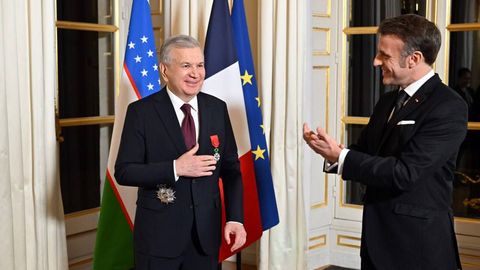 President of Uzbekistan awarded France&rsquo;s Order of Legion of Honor&nbsp;
