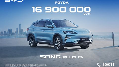 BYD SONG PLUS EV 605 km Flagship elektromobili uchun bahorgi aksiya!