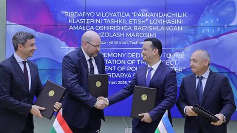 Uzbekistan, Hungary partner on large-scale poultry project in Syrdarya&nbsp;