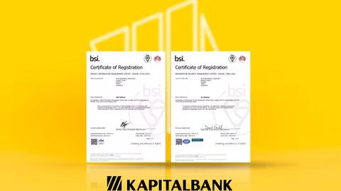 Kapitalbank ахборот хавфсизлигини бошқариш бўйича халқаро сертификациядан муваффақиятли ўтди