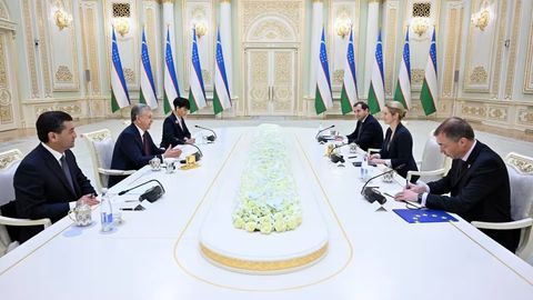 Shavkat Mirziyoyev discusses Uzbekistan&rsquo;s WTO accession with EU High Representative for Foreign Affairs and Security Policy&nbsp;