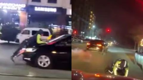 Samarqandda YPX xodimini mashinasining kapotida sudrab ketgan haydovchiga jazo tayinlandi