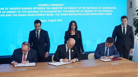 Uzbekistan, Kazakhstan, Azerbaijan, ADB, and AIIB partner on feasibility study for Caspian Green Energy Corridor&nbsp;