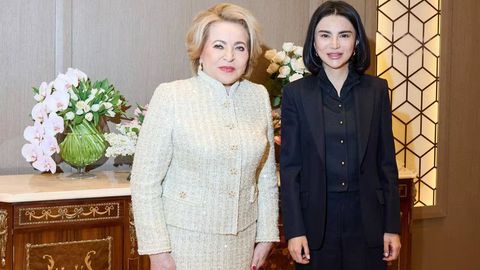 Саида Мирзиёева Россия Федерал Мажлиси федерация кенгаши раиси Валентина Матвиенко билан учрашди