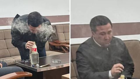 Bandlik vazirligining Andijon shahar bo&lsquo;limi mas&rsquo;uli ishxonasida psixotrop modda iste&rsquo;mol qilgani aytilmoqda (foto)