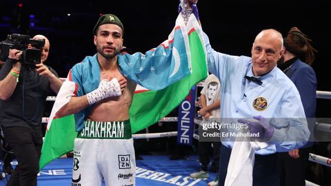 Boks. Shahram G&lsquo;iyosov raqibini 4-raunddayoq mag&lsquo;lub etdi