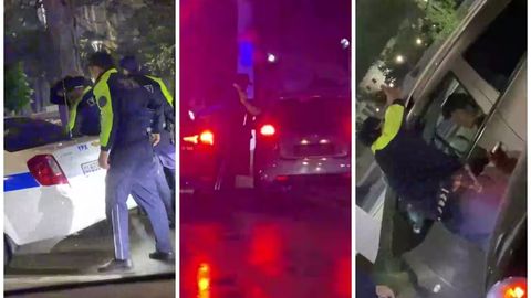 Toshkentda &ldquo;migalka&rdquo; o&lsquo;rnatib olgan raqamsiz Spark haydovchisi YPX xodimlaridan qochdi