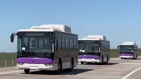 Farg&lsquo;onaga 12 dona zamonaviy avtobus olib kelindi (video)