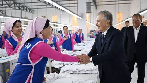 Президент&nbsp;ознакомился с деятельностью предприятия с годовым экспортным потенциалом в 6 млн долларов