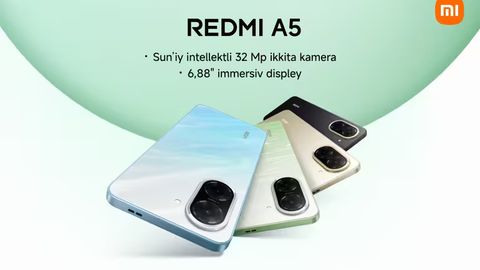 Xiaomi Redmi A5 ni taqdim etdi: kuchli kameralar va yuqori samaradorlik yangi dizaynda