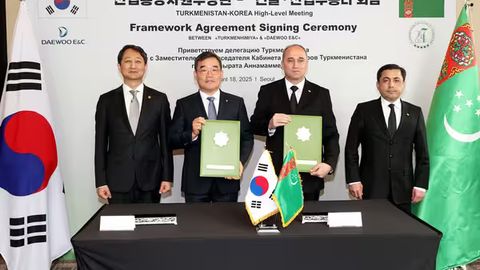 South Korea's Daewoo E&amp;C signs $700mn deal to build fertilizer plant in Turkmenistan
