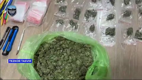 Тошкентда гиёҳвандлик воситаларини тарқатиш билан шуғулланган “закладчик” ушланди
