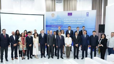Uzbekistan launches &euro;4.9mn initiative to modernize public services with EU and UNDP support&nbsp;