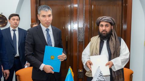 Kazakhstan, Afghanistan sign protocol to begin Turgundi&ndash;Herat railway project &nbsp;