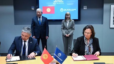 Kyrgyzstan secures $389mn investment for economic growth at WB and IMF Spring Meetings&nbsp;
