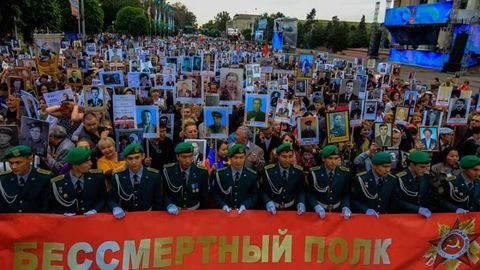 Kazakhstan bans May 9 "Immortal Regiment" march&nbsp;